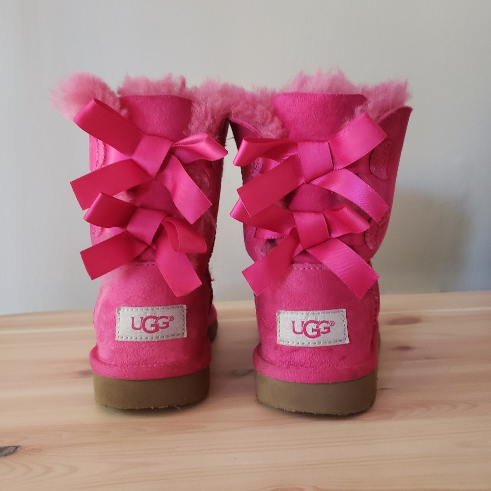 UGG Australia Bailey Bow Pink Boots
